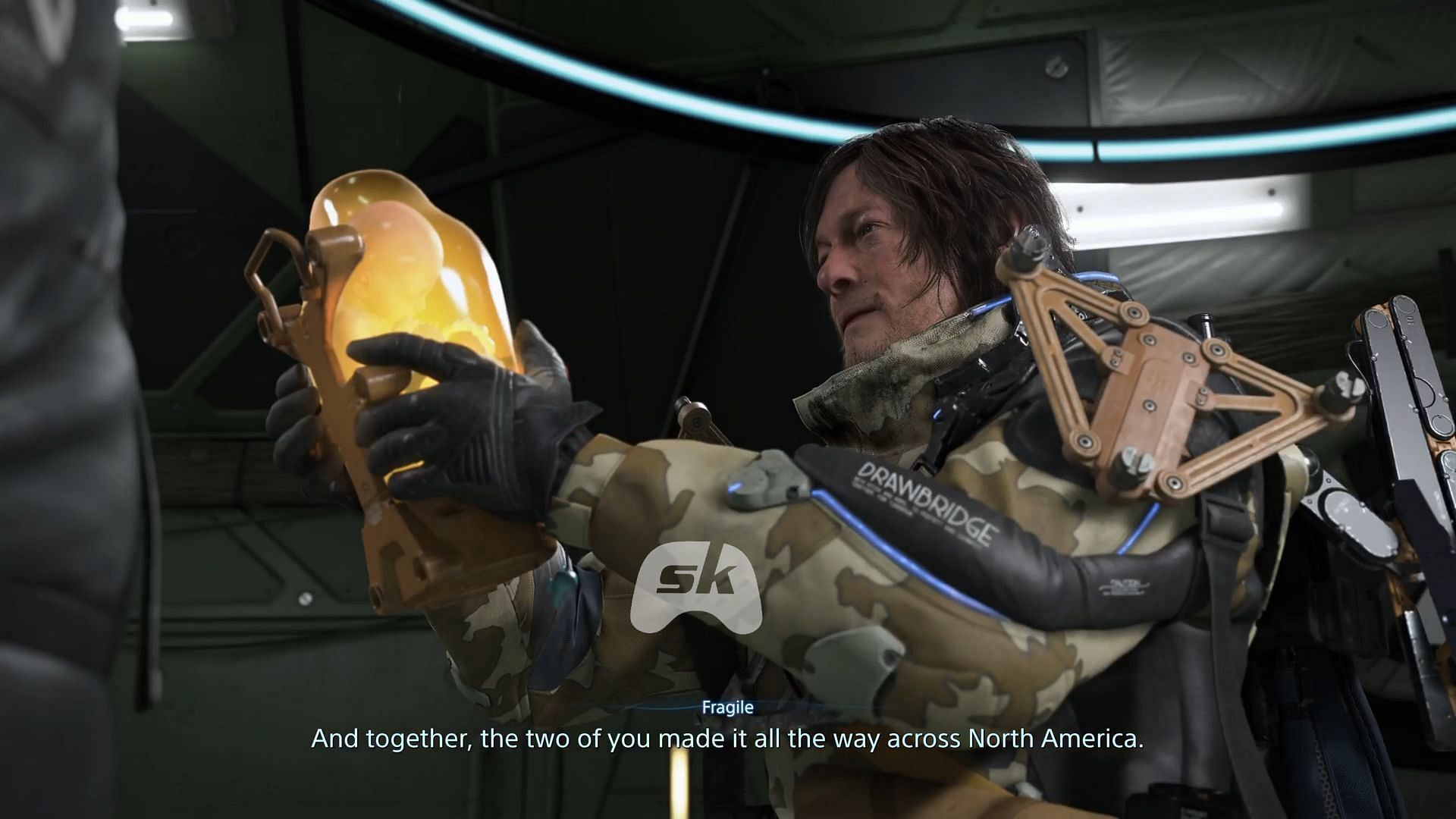 A Bridge Baby in Death Stranding 2 (Image via Sportskeeda Gaming / Sony Interactive Entertainment)